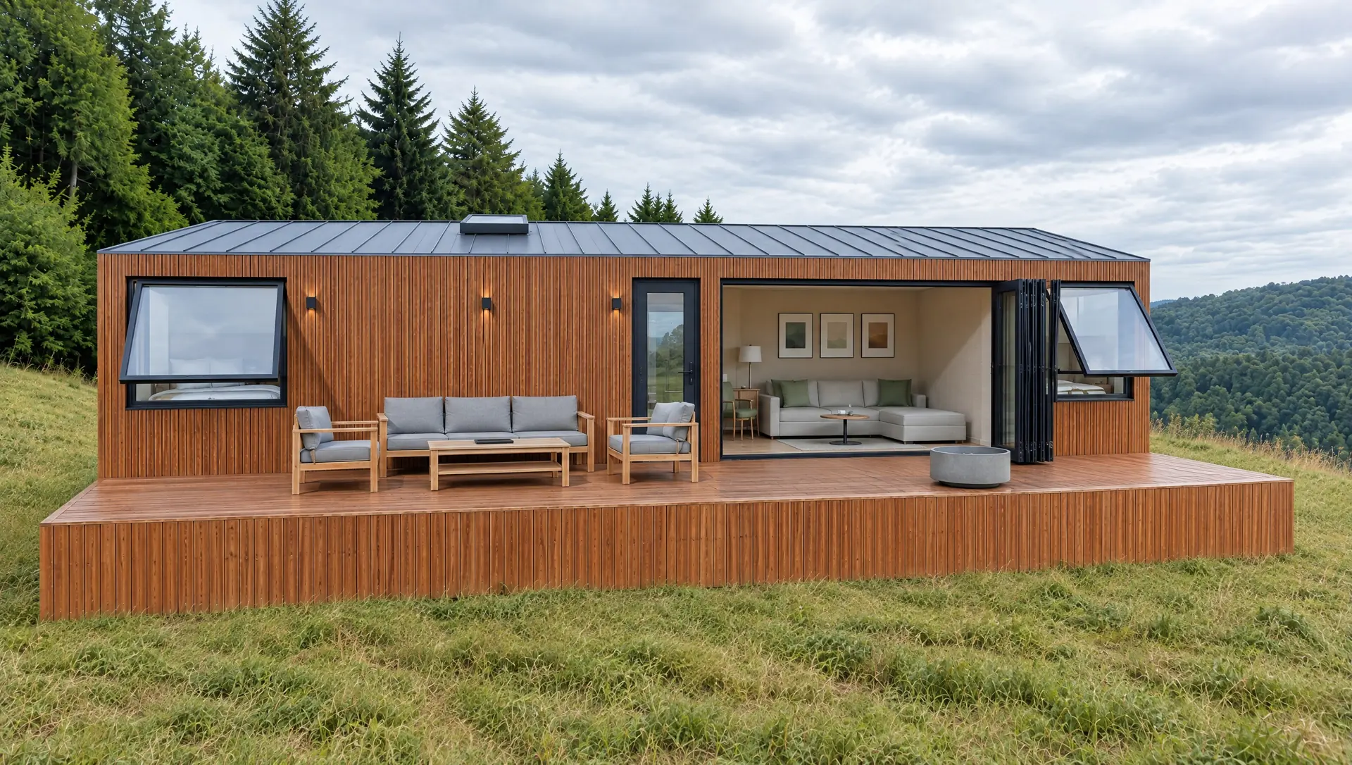 FJORD Duo render with a timber front